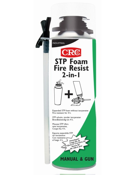 STP FOAM FIRE RESIST: ESPUMA DE POLIURETANO MONOCOMPONENTE RESISTENTE AL FUEGO